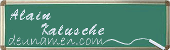 Alain Kalusche Visitenkarte